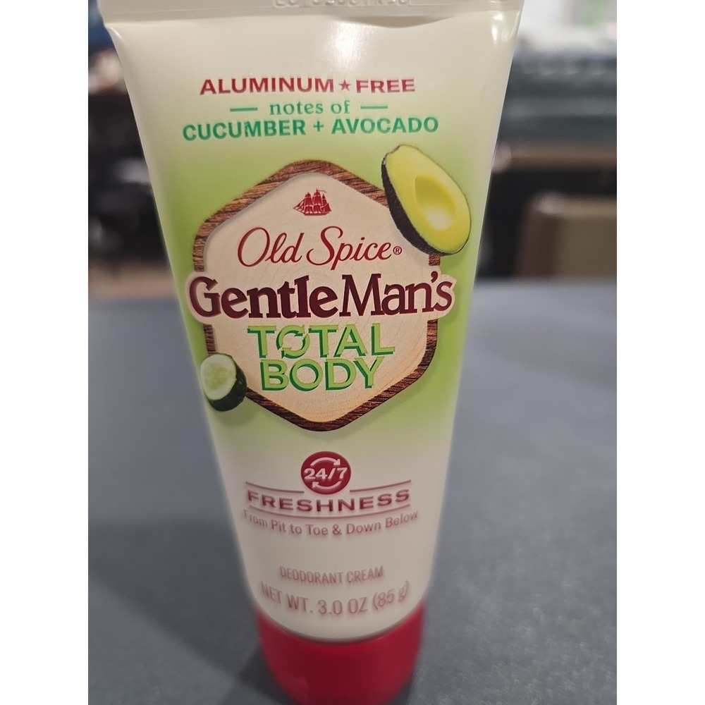 Old Spice Whole Body Aluminum Free Men's Deodorant Cream Cucumber & Avocado